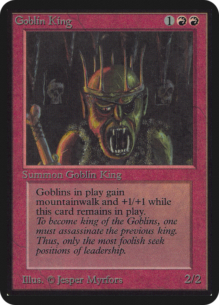 Goblin King (LEA-154) - Limited Edition Alpha