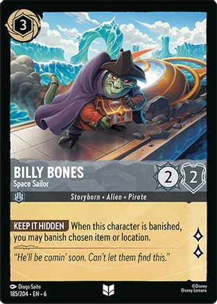 Billy Bones - Space Sailor (185/204) - Feuille froide de la mer d'Azurite 