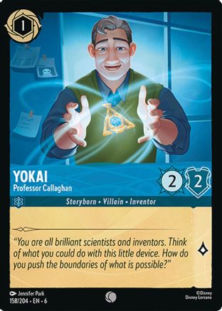 Yokai - Professeur Callaghan (158/204) - Mer d'Azurite 