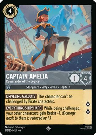 Capitaine Amelia - Commandant de l'Héritage (192/204) - Mer d'Azurite 