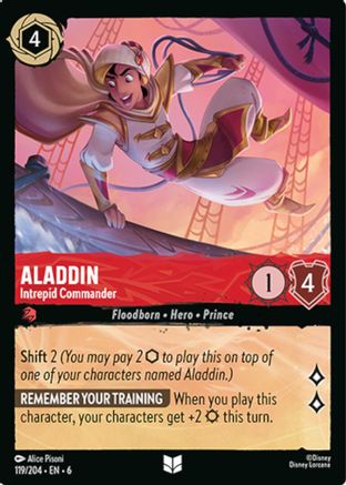 Aladdin - Commandant intrépide (119/204) - Mer d'Azurite 