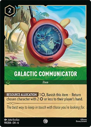 Communicateur Galactique (99/204) - Mer d'Azurite 