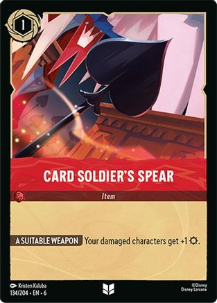Carte Lance du Soldat (134/204) - Azurite Mer Froide 