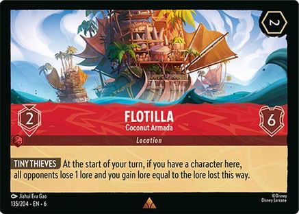 Flottille - Armada de noix de coco (135/204) - Feuille froide de mer d'Azurite 