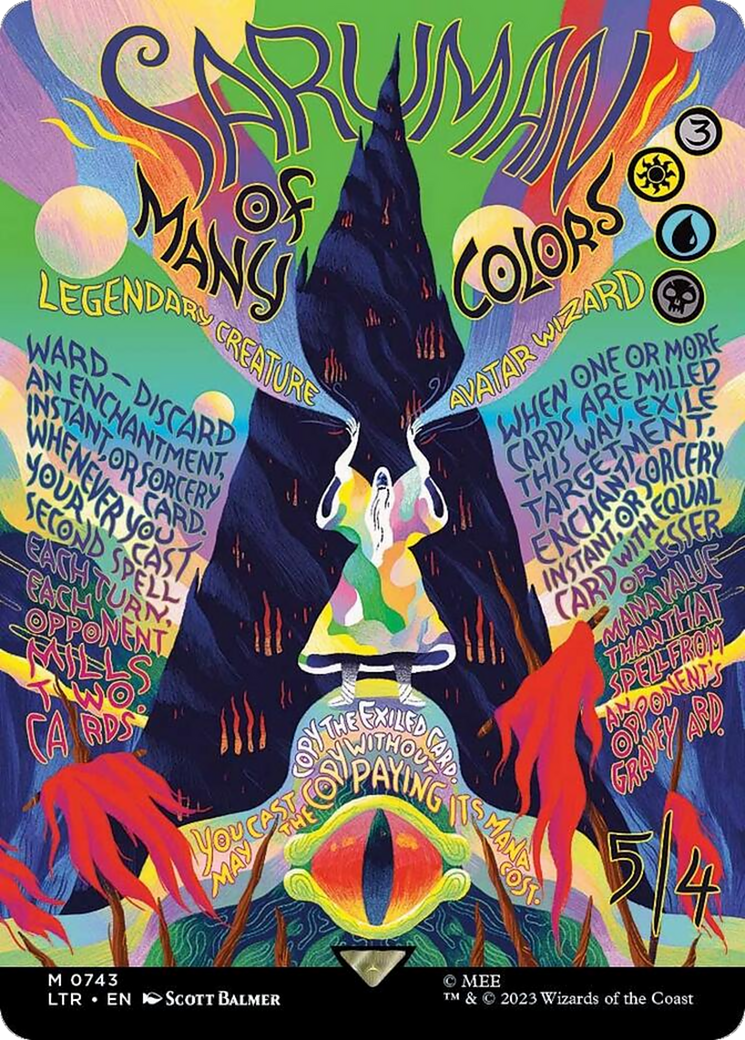 Saroumane aux mille couleurs (LTR-743) - Le Seigneur des anneaux : Contes de la Terre du Milieu (Sans frontières) 