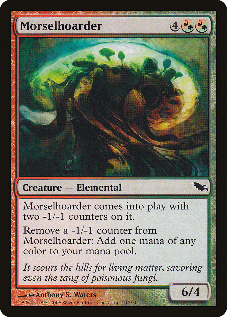 Morselhoarder (SHM-212) - Feuille Shadowmoor 