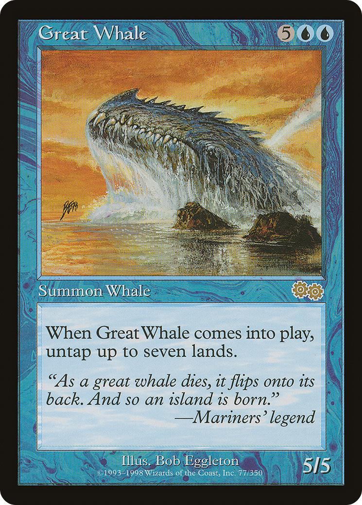 Great Whale (USG-077) - Urza's Saga