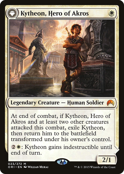 Kytheon, Hero of Akros (ORI-023) - Magic Origins: (originpwdfc) Foil