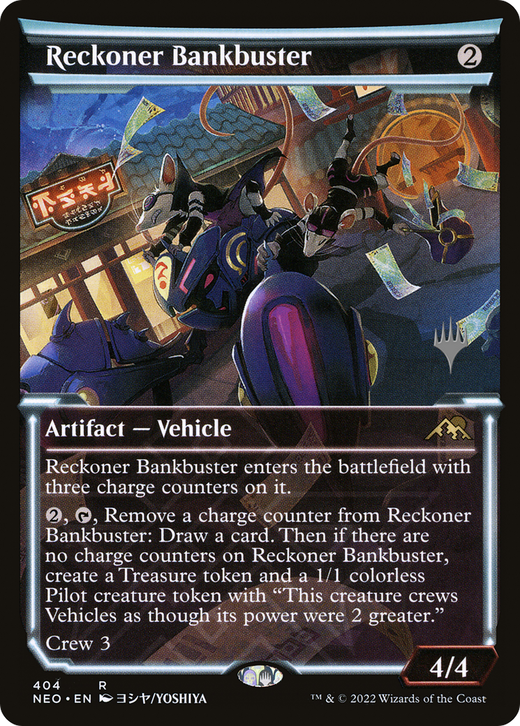 Reckoner Bankbuster (PNEO-404P) - Kamigawa : Neon Dynasty Promos : (Vitrine) Feuille