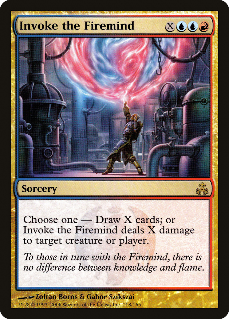 Invoquer le Firemind (GPT-118) - Guildpact Foil 