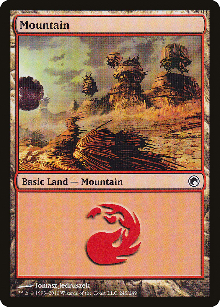 Mountain (245) (SOM-245) - Scars of Mirrodin