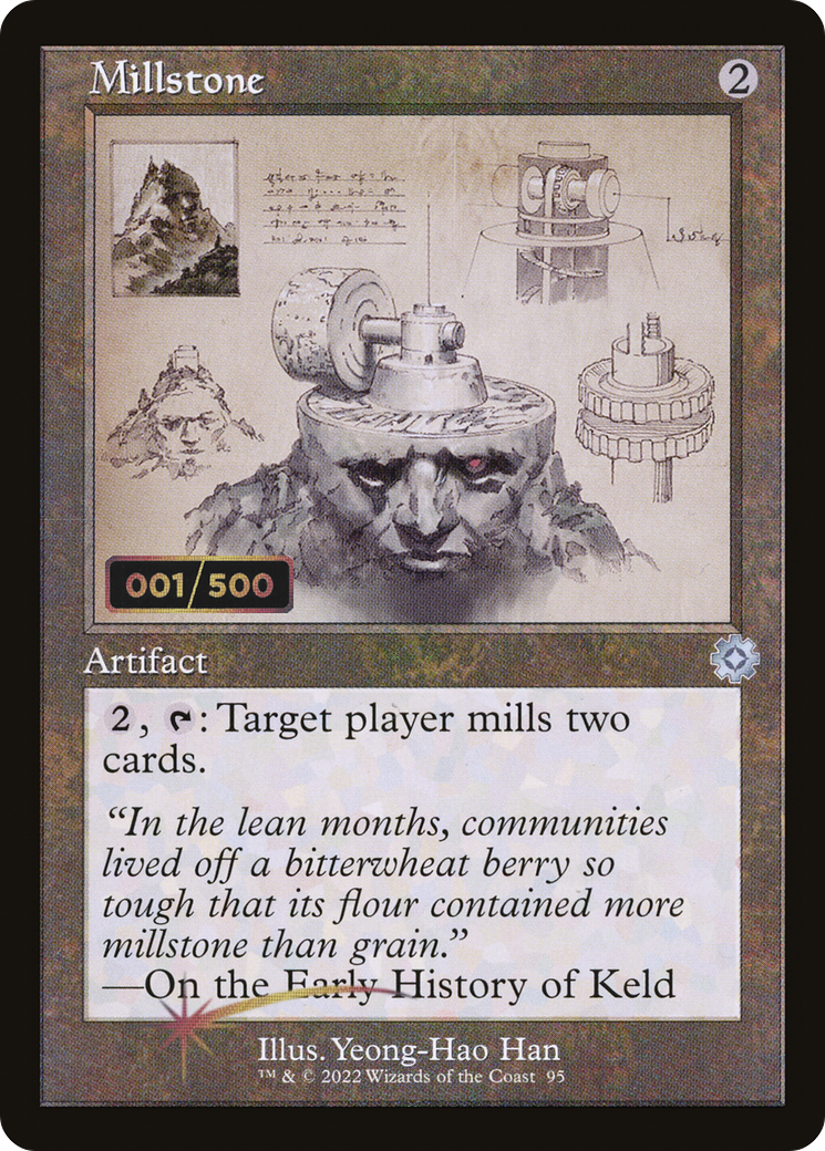 Millstone (Schematic) (Serial Numbered) (BRR-95Z) - The Brothers' War Retro Artifacts Foil