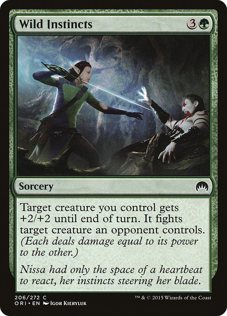 Wild Instincts (ORI-206) - Magic Origins Foil 