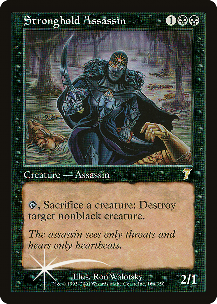 Stronghold Assassin (7ED-166★) - Seventh Edition Foil