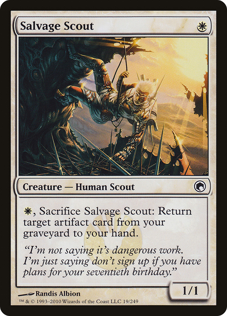 Salvage Scout (SOM-019) - Scars of Mirrodin Foil