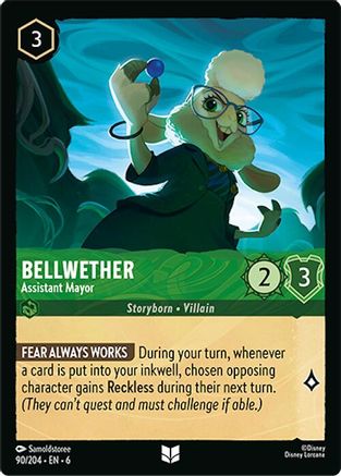 Bellwether - Maire adjoint (90/204) - Mer d'Azurite 