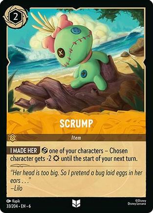 Scrump (33/204) - Feuille froide de mer azurite 