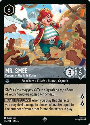 M. Smee - Capitaine du Jolly Roger (176/204) - Feuille froide de la mer d'Azurite 