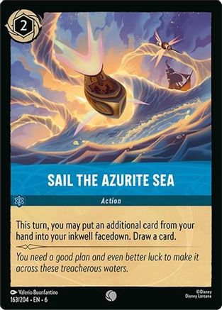 Naviguez sur la mer d'Azurite (163/204) - Feuille froide de la mer d'Azurite 