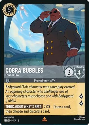 Cobra Bubbles - Ancienne CIA (188/204) - Feuille froide de mer d'azurite 