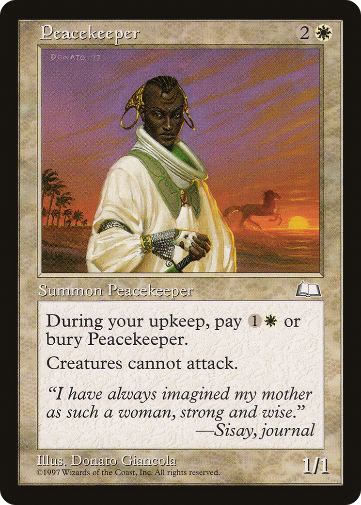 Peacekeeper (WTH-022) - Weatherlight 