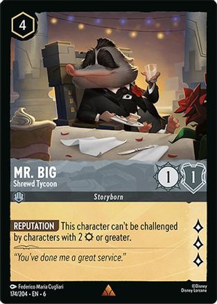 Mr. Big - Magnat astucieux (174/204) - Feuille froide de mer d'azurite 