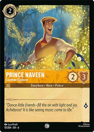 Prince Naveen - Explorateur insouciant (10/204) - Mer d'Azurite 
