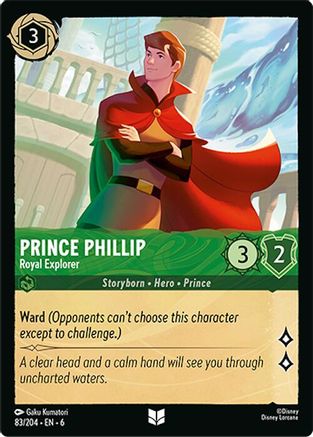 Prince Phillip - Royal Explorer (83/204) - Feuille froide de mer azurite 