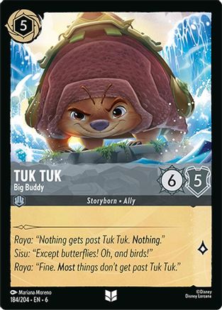 Tuk Tuk - Big Buddy (184/204) - Feuille froide de mer azurite 