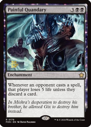 Douloureux dilemme (FDN) (-179) - Cartes de pré-version Foil 