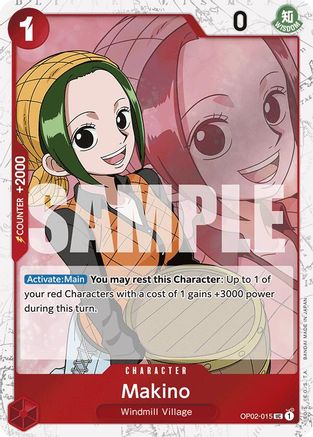 Makino (Jolly Roger Foil) (OP02-015) - Booster Premium - Le meilleur - Foil