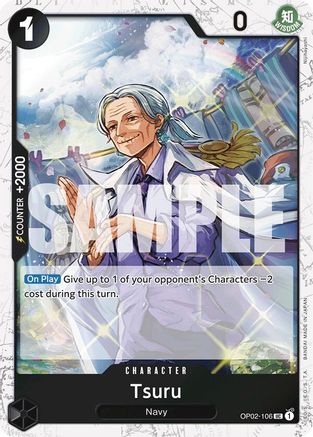 Tsuru (Jolly Roger Foil) (OP02-106) - Booster Premium - Le meilleur - Foil