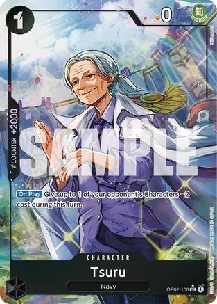 Tsuru (Full Art) (OP02-106) - Booster Premium - Le meilleur - Foil