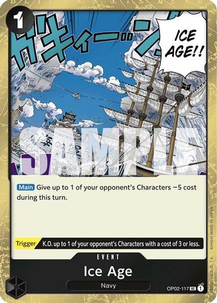 L'Âge de Glace (Jolly Roger Foil) (OP02-117) - Booster Premium - Le meilleur - Foil
