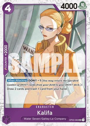 Kalifa (Jolly Roger Foil) (OP03-060) - Booster Premium - Le meilleur - Foil