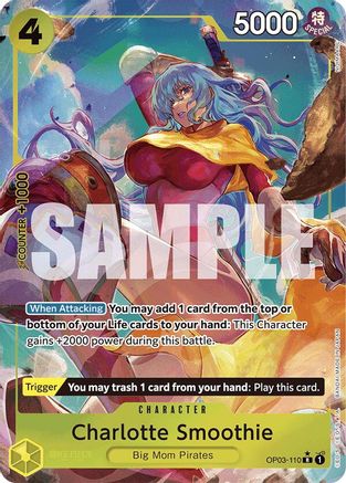 Charlotte Smoothie (Full Art) (OP03-110) - Booster Premium - Le meilleur - Feuille