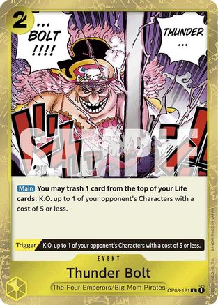 Thunder Bolt (Jolly Roger Foil) (OP03-121) - Booster Premium - Le meilleur - Foil