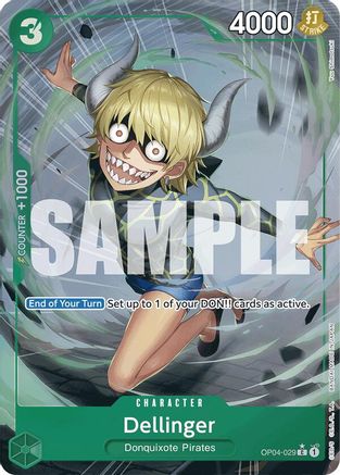 Dellinger (Full Art) (OP04-029) - Booster Premium - Le meilleur - Foil