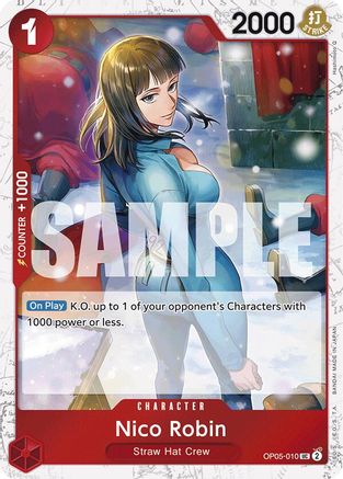 Nico Robin (Jolly Roger Foil) (OP05-010) - Booster Premium - Le meilleur - Foil