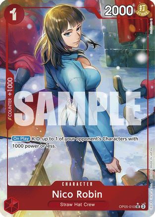 Nico Robin (Full Art) (OP05-010) - Booster Premium - Le meilleur - Foil