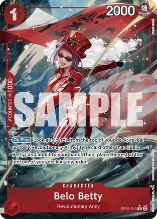 Belo Betty (Full Art) (OP05-015) - Booster Premium - Le meilleur - Foil