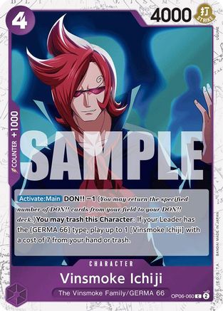 Vinsmoke Ichiji (OP06-060) (Jolly Roger Foil) (OP06-060) - Booster Premium - Le meilleur - Foil