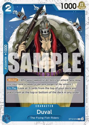 Duval (Jolly Roger Foil) (ST12-014) - Booster Premium - Le meilleur - Foil