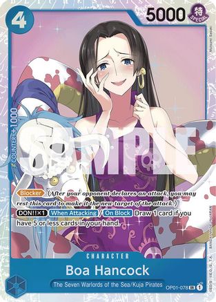 Boa Hancock (OP01-078) (Réimpression) (OP01-078) - Booster Premium - Le meilleur - Foil 