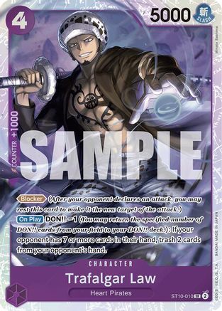 Trafalgar Law (ST10-010) (Réimpression) (ST10-010) - Booster Premium - Le meilleur - Feuille 