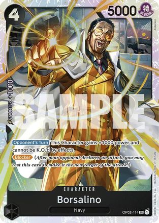 Borsalino (Réimpression) (OP02-114) - Booster Premium - Le meilleur - Feuille 
