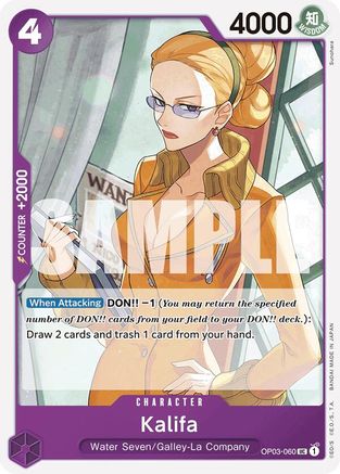 Kalifa (Réimpression) (OP03-060) - Booster Premium - Le Meilleur - 