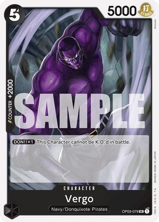 Vergo (Réimpression) (OP03-079) - Booster Premium - Le meilleur - 
