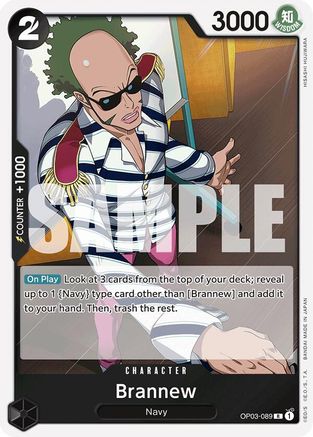 Brannew (Réimpression) (OP03-089) - Booster Premium - Le meilleur - Foil 