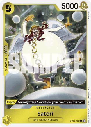 Satori (Réimpression) (OP05-105) - Booster Premium - Le meilleur - Foil 